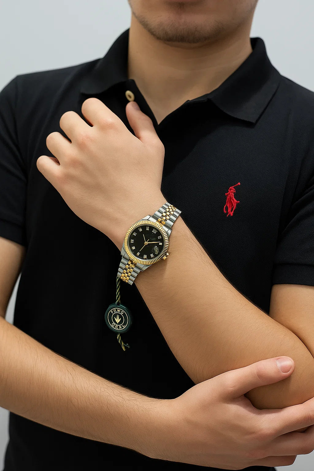 Rolex Datejust Two-Tone Black Dial – Luxury Automatic Men’s Watch