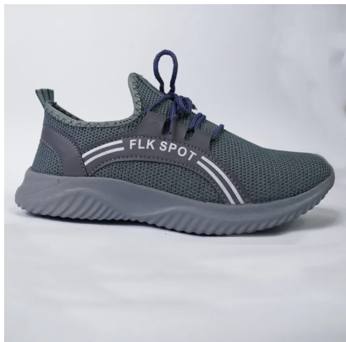 FLK Spot Grey Sneakers - Ultra-Light Comfort Running Shoes